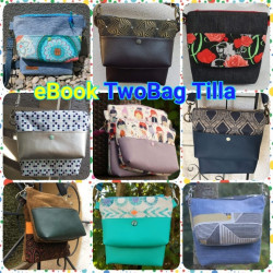 Tasche Two Bag Tilla - Freebook von BlauBunt